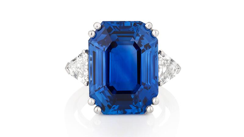 sapphire and diamond ring